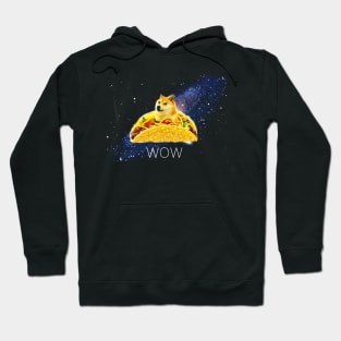 Taco Shibe Wow - Shiba Inu Dog Meme Cute Taco Dog Hoodie